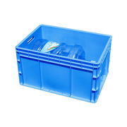 塑料箱子长方形胶框加厚工业周转箱收纳箱物流箱eu箱带盖大码筐子
