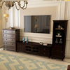 美式轻奢实木电视柜1.6米1.8米2.0米客厅视听柜子电视柜茶几组合