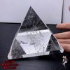 白水晶金字塔摆件 水晶塔 纯天然白水晶原石打磨 10CM