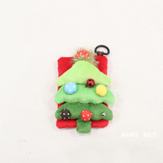 圣诞节手工diy制作创意圣诞树卡包手缝布艺娃娃玩偶diy材料包