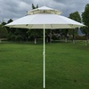 户外2.5米遮阳伞太阳伞沙滩伞，双顶伞摆滩，庭院伞罗马伞婚礼阳台伞