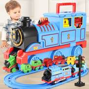 仿真电动小火车轨道车玩具，套装儿童益智宝宝汽车模型3-6岁2小男孩