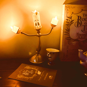 美女与野兽蜡烛台卢米亚LEDz小夜灯魔幻复古送给女生的生日礼物