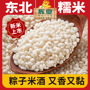 辉业 东北圆糯米5斤新米圆粒雪檽米包粽子专用白江米糯米十斤
