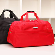 旅行袋大容量红色旅游包旅行包，女旅行袋行李包红短途手提行李袋