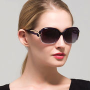 帕尼曼23偏光太阳眼镜女士墨镜，大框圆脸显瘦蝴蝶结防紫外线开