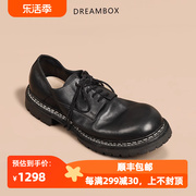 dreambox钧博高档马皮大头皮鞋，男vibram联名款，耐磨手工固特异男鞋