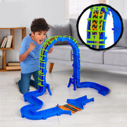 2023powertreads轨道车玩具儿童，电动小火车，轨道滑行益智创意拼装