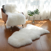 澳洲纯羊毛地毯卧室床边毯羊毛，沙发垫皮毛一体羊毛垫子整张羊皮毯
