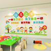 幼儿园环创材料墙面装饰墙贴3d立体主题背景墙教室走廊墙壁贴画