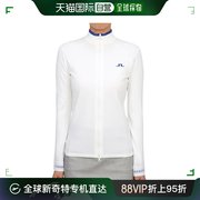 韩国直邮Jlindeberg 衬衫 高尔夫服装女式拉链开衫 AWKW09384 000