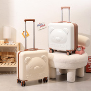 小型行李箱轻便儿童卡通，子母箱20寸可爱旅行箱小皮箱，女登机拉杆箱