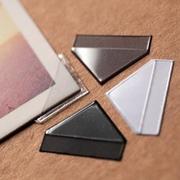 角贴纸DIY相册手工材料照片相片边角固定三角透明装饰创意黏贴式
