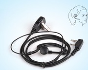 粗线对讲机耳机耳麦耳挂式耐用双孔K头U2双优UT-608A耳机高音质