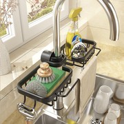 厨房水槽架洗碗洗菜池钢丝球抹布收纳海绵沥水架