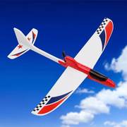 电动手抛飞机玩具滑翔机，儿童户外拼装航模型，充电回旋epp泡沫