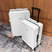 时尚旅行箱拉杆箱女学生大容量，行李箱万向轮铝框高颜值20寸22潮流