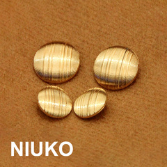 niuko玫瑰金属简约精致大衣扣子