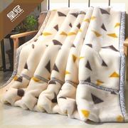 秋冬季加厚双层拉舍尔毛毯单人双人毯子保暖学生床单被子盖毯