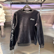 FILA 斐乐潮牌女款卫衣 2022冬季宽松针织套头衫 T11W241202F