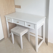 梳妆凳化妆椅卧室实木现代简约白色梳妆台椅子北欧家用软包化妆凳