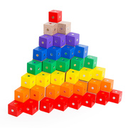 磁性立方体数学教具六面正方体磁铁，积木小方块儿童益智力拼装玩具
