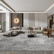 现代简约地毯客厅卧室地垫，北欧极简风美欧式床边黑白灰茶几垫轻奢