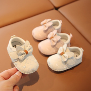 2024婴儿鞋子春秋款一岁女宝宝公主学步鞋软底6-12月婴幼儿鞋幼童