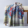 纪羽印度民族风羊毛围巾数码印花佩斯利纹大尺寸旅游拍照披肩