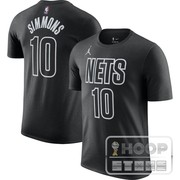 Jordan Brand 布鲁克林篮网 本西蒙斯 球员号码T恤 22-23赛季