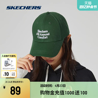 skechers斯凯奇运动棒球帽春季男女同款，鸭舌帽防晒遮阳休闲百搭