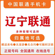 辽宁大连沈阳丹东辽阳联通卡4G手机号码卡大王卡电话卡上网流量卡