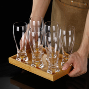 创意厚底玻璃金箔大号啤酒杯果汁，杯饮料杯，家用杯子套装红酒杯水杯