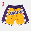 NBA复古球裤JustDon联名洛杉矶湖人队1996赛季NBA-Mitchellness