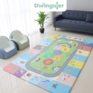 dwinguler韩国进口康乐爬行垫爬爬垫儿童垫婴儿，宝宝客厅家用地垫