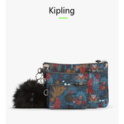 kipling三件套整理收纳袋iaka多功能，化妆包手拿零钱包k10978