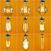 爱迪生钨丝灯泡可调光led透明E27大螺口球泡创意 复古40W暖黄装饰