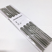 IKEA宜家不锈钢筷子厨房 餐具金属筷子 厨用筷子 高档吃饭筷子4双