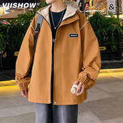 viishow男士冲锋春秋季美式夹克潮牌男机能工装外套JC1017233