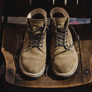 马登男鞋秋季美式复古工装靴中帮沙漠短靴潮流英伦马丁靴大逃亡靴