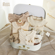 新生儿礼盒夏季套装女宝宝，婴儿用品满月礼物，初生周岁百天伴手