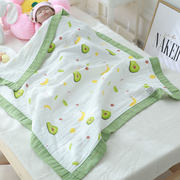 棉加加（Cotton++）宝宝盖的小薄被子夏季薄款纱布婴儿毛巾被空调