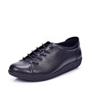 丹麦撤柜女鞋小白鞋黑色平底鞋真皮系带低帮鞋板鞋 号206503