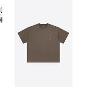 东方美学系列-浮生文字T恤男女高级质感双纱纯棉文艺禅意短袖体恤