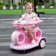 婴儿童车电动遥控汽车，四轮手推车小孩宝宝可坐人摇摇玩具车摩托车