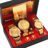 广西老表越南沙金手表纪念款情侣，表一盒两块石英夜光防水石英男女