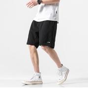 李宁短裤22夏季男子，训练跑步棉质，吸汗透气针织运动五分裤aksq167