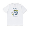 森女系蓝莓印花短袖T恤女2024夏季宽松韩版超好看上衣