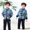 男童唐装棉衣外套中式中国风传统节日周岁宝宝礼服改良中山装