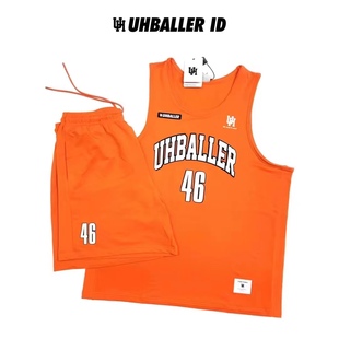 UH 美式速干篮球训练服背心短袖球衣套装个性DIY印制图案定制球服